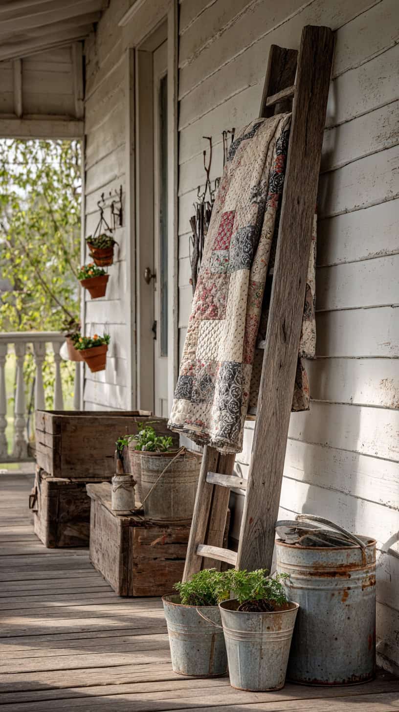 Rustic Accents for Farmhouse Country Porch Decor - Image 2