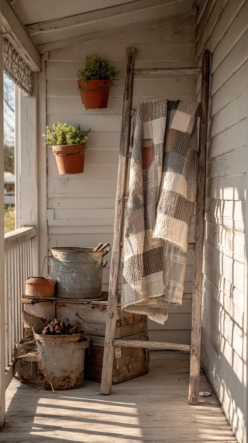Rustic Accents for Farmhouse Country Porch Decor - Image 1
