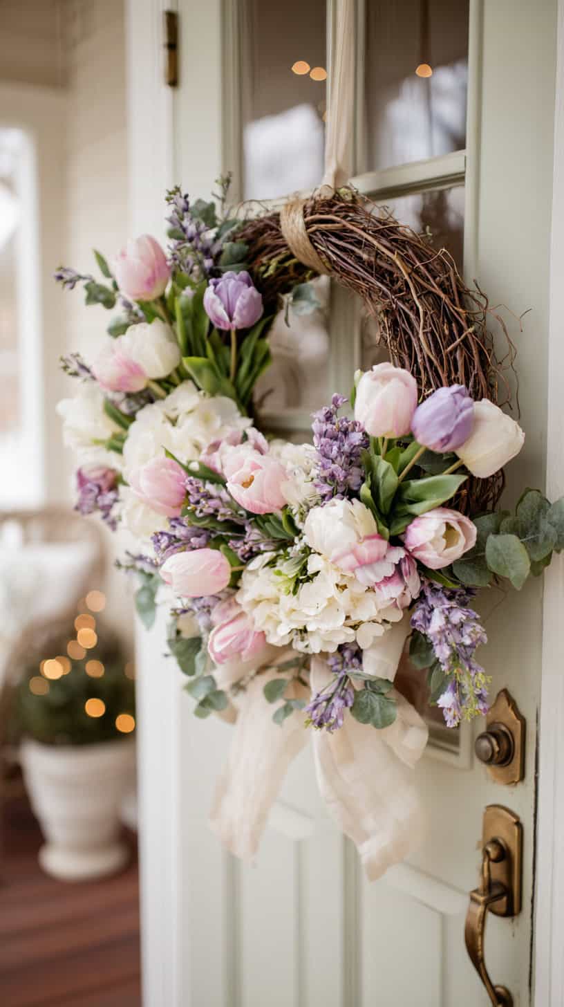 Spring Grapevine Wreath - Image 2