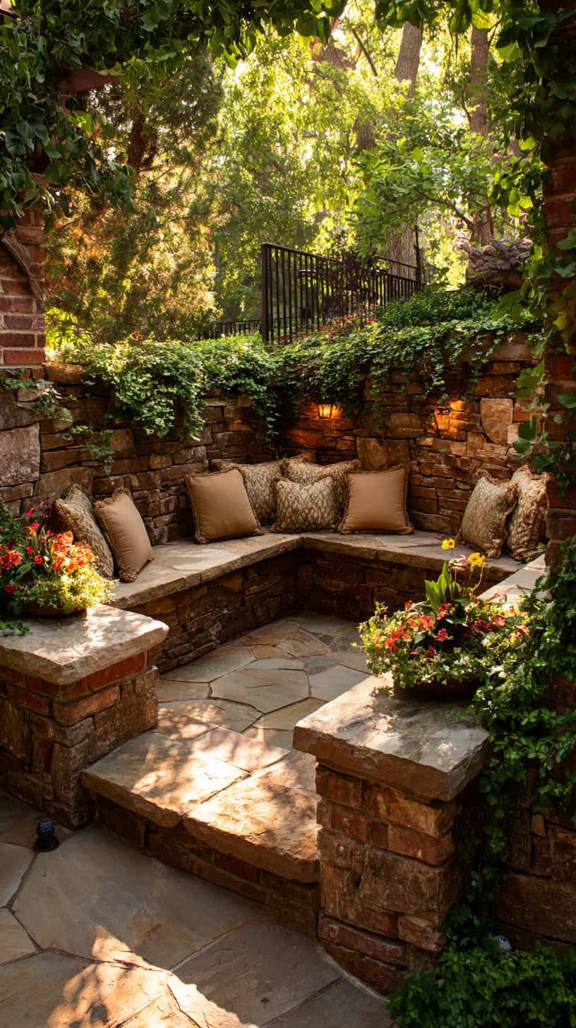 Sunken Stone Patio - Image 1