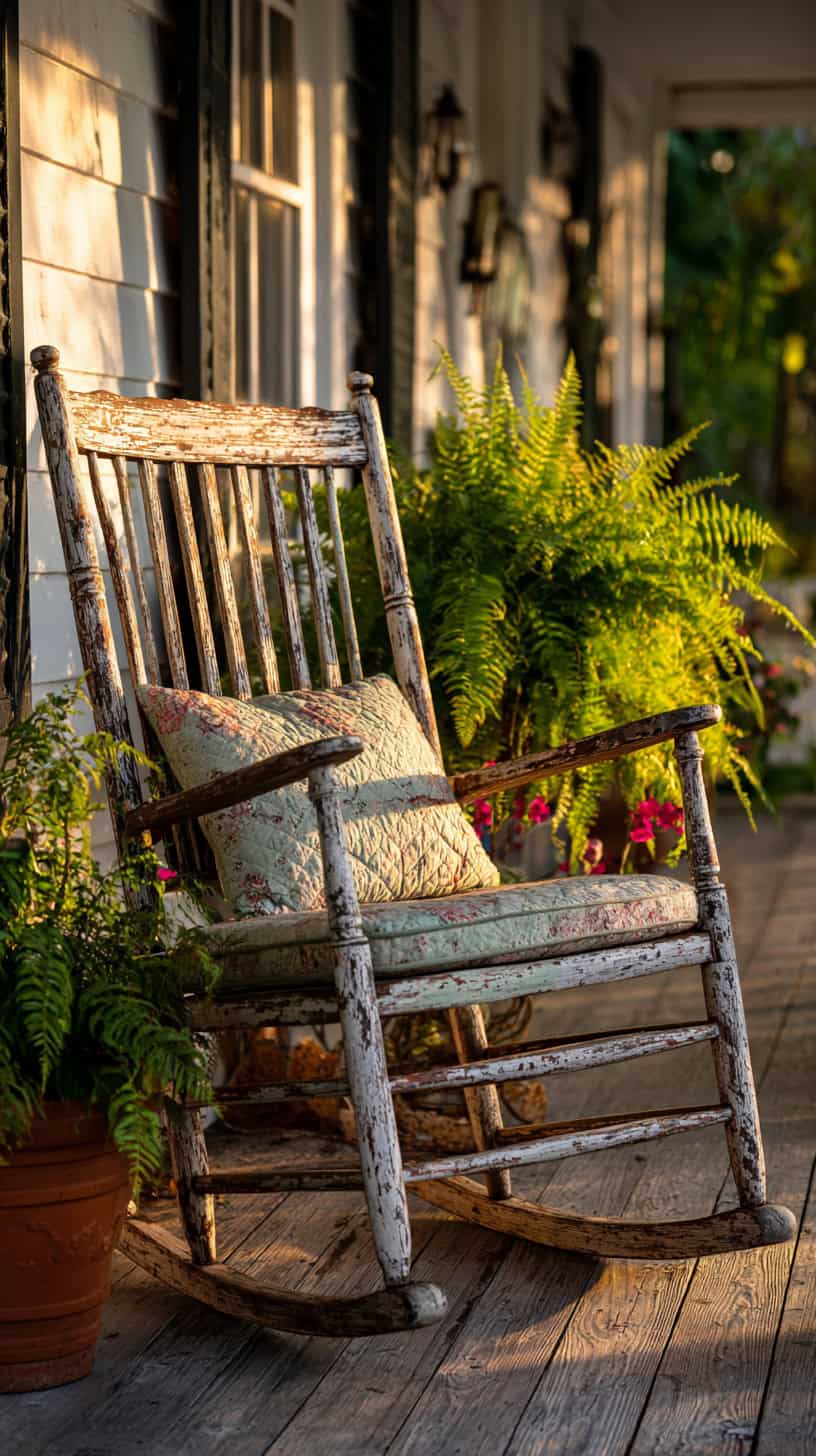Vintage Rocking Chair - Image 1