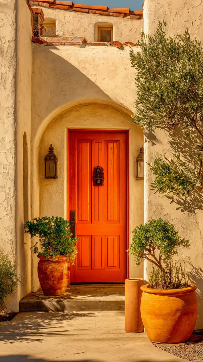 Warm Terracotta Porch Door - Image 2