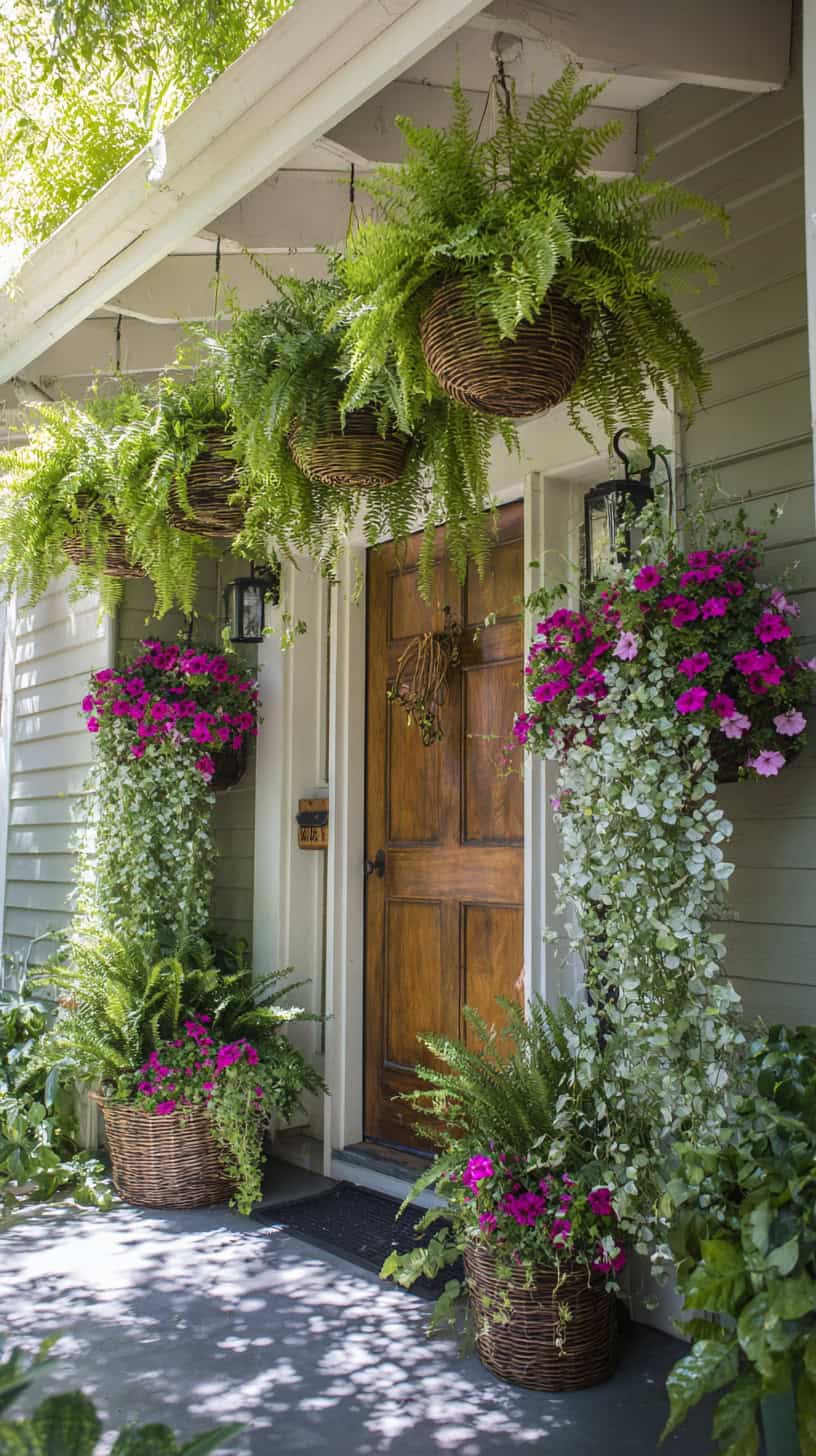 Whimsical Hanging Porch Plants - Image 2