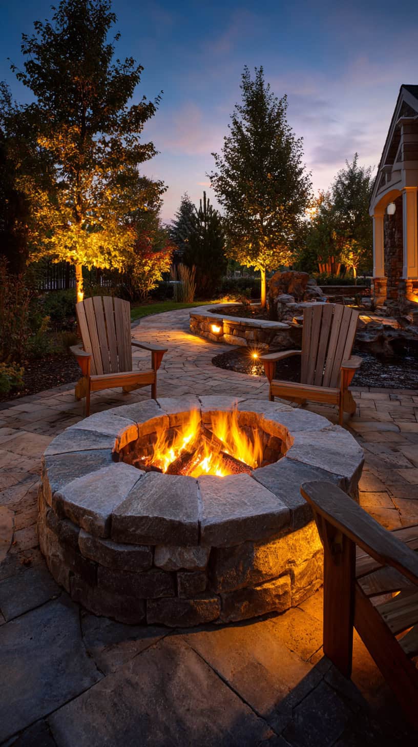 Back Patio Ideas with Firepits and Dramatic Accents - Image 2