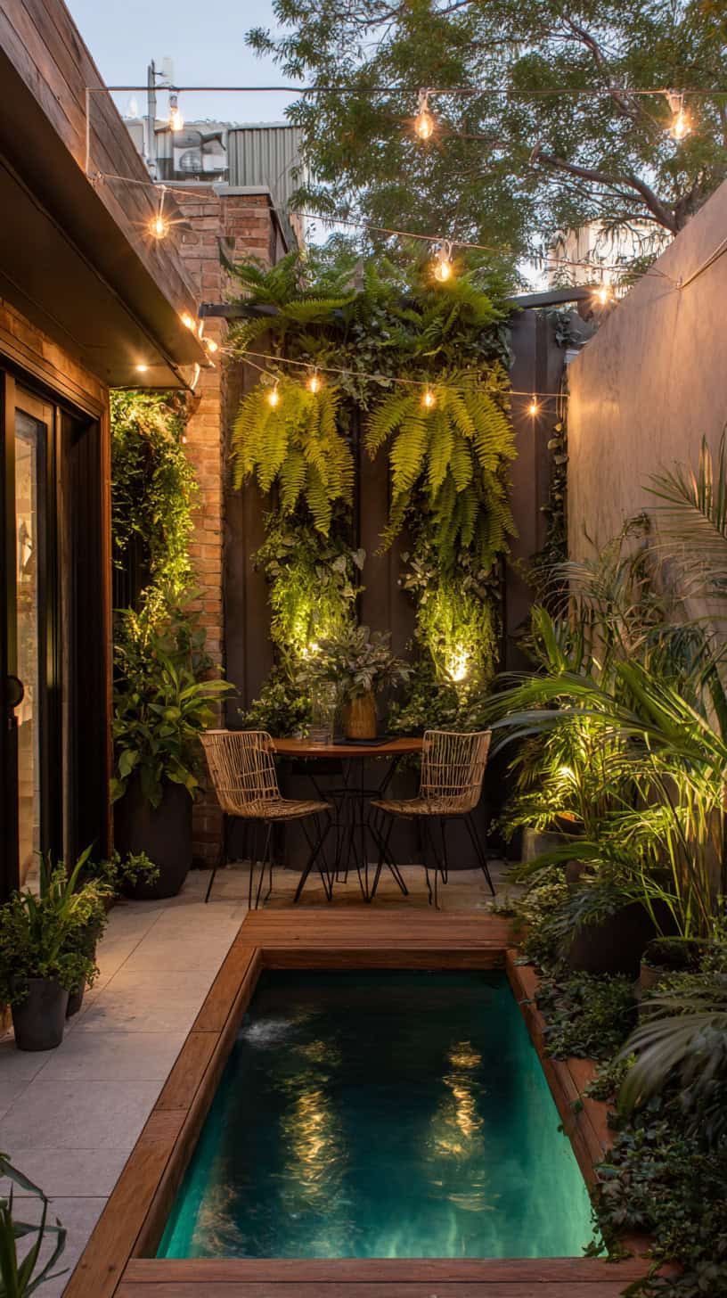 Backyard Patio Designs With Pool for Small Spaces - Image 2