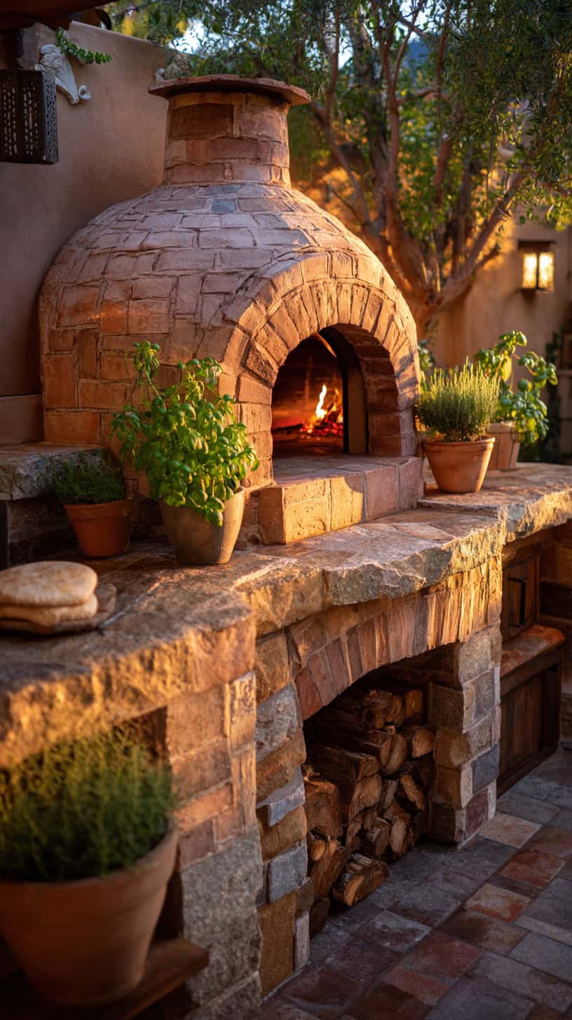 Backyard Pizza Oven Corner - Image 2