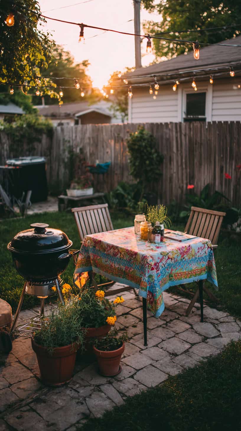 Barbeque Area Ideas Outdoor Backyard on a Budget - Image 2