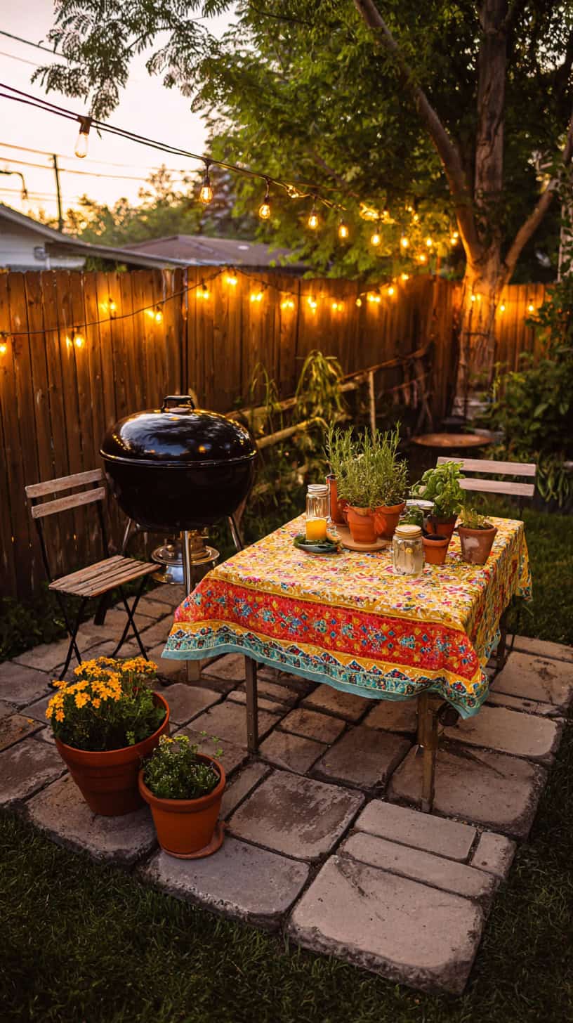 Barbeque Area Ideas Outdoor Backyard on a Budget - Image 1