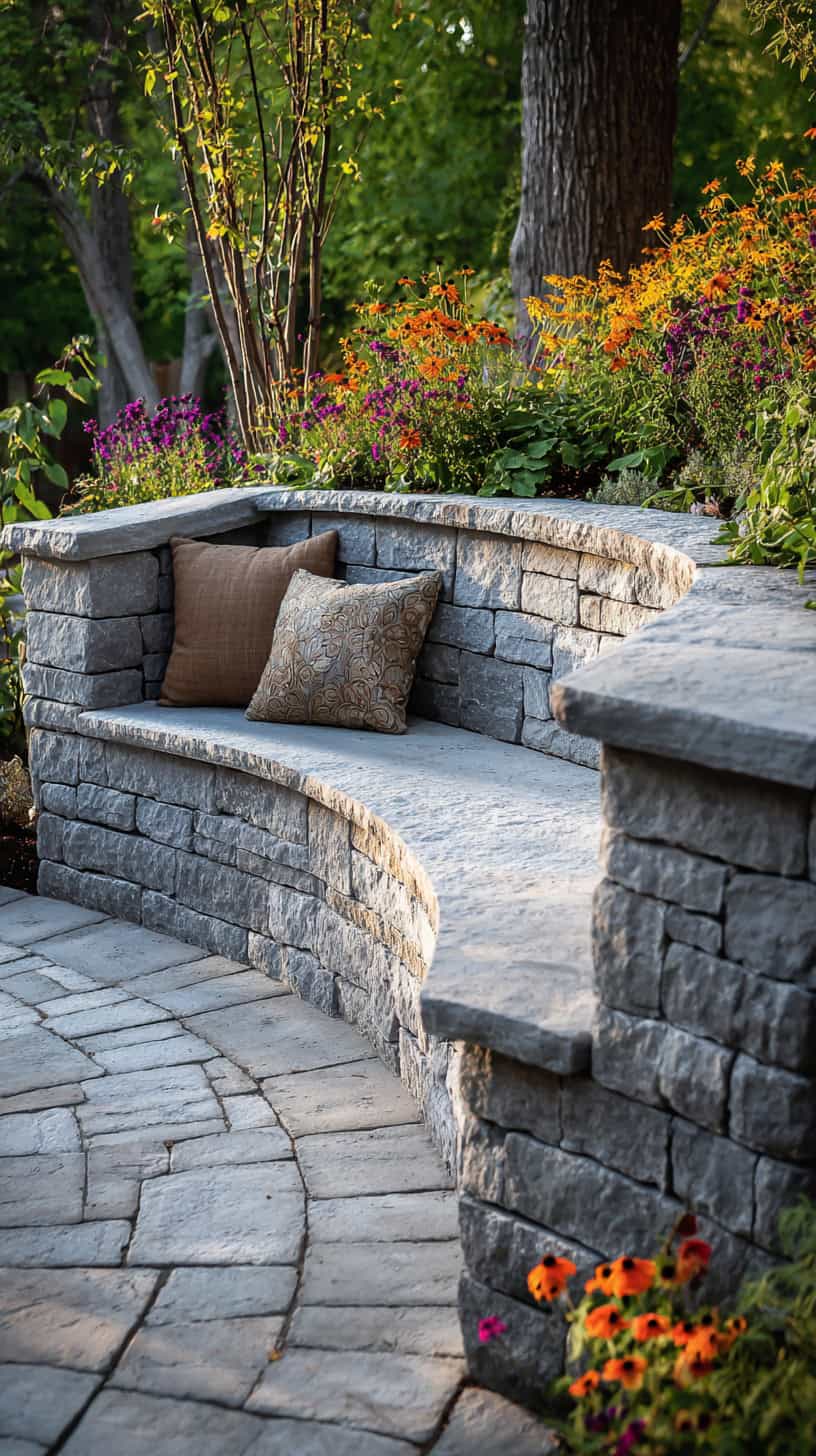 Built-In Retaining Wall Seats - Image 2