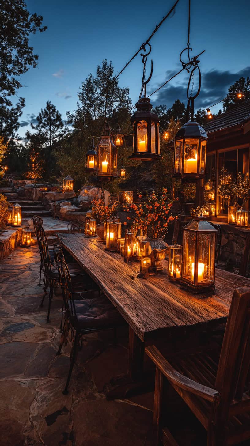 Charming Lantern Lit Patio - Image 1
