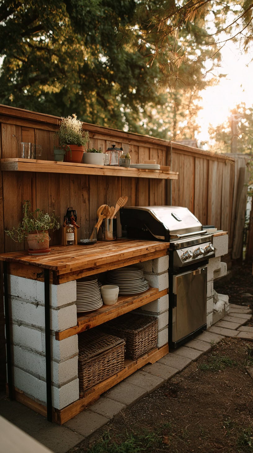 Cheap Outdoor Kitchen Ideas - Image 2