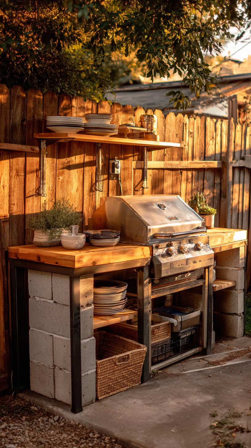 Cheap Outdoor Kitchen Ideas - Image 1