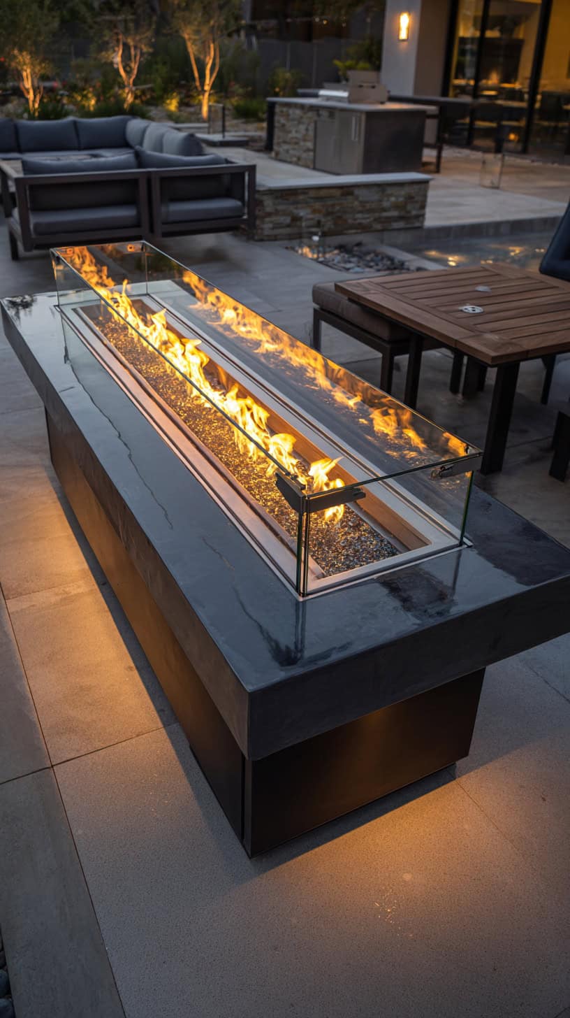 Contemporary Fire Table - Image 2