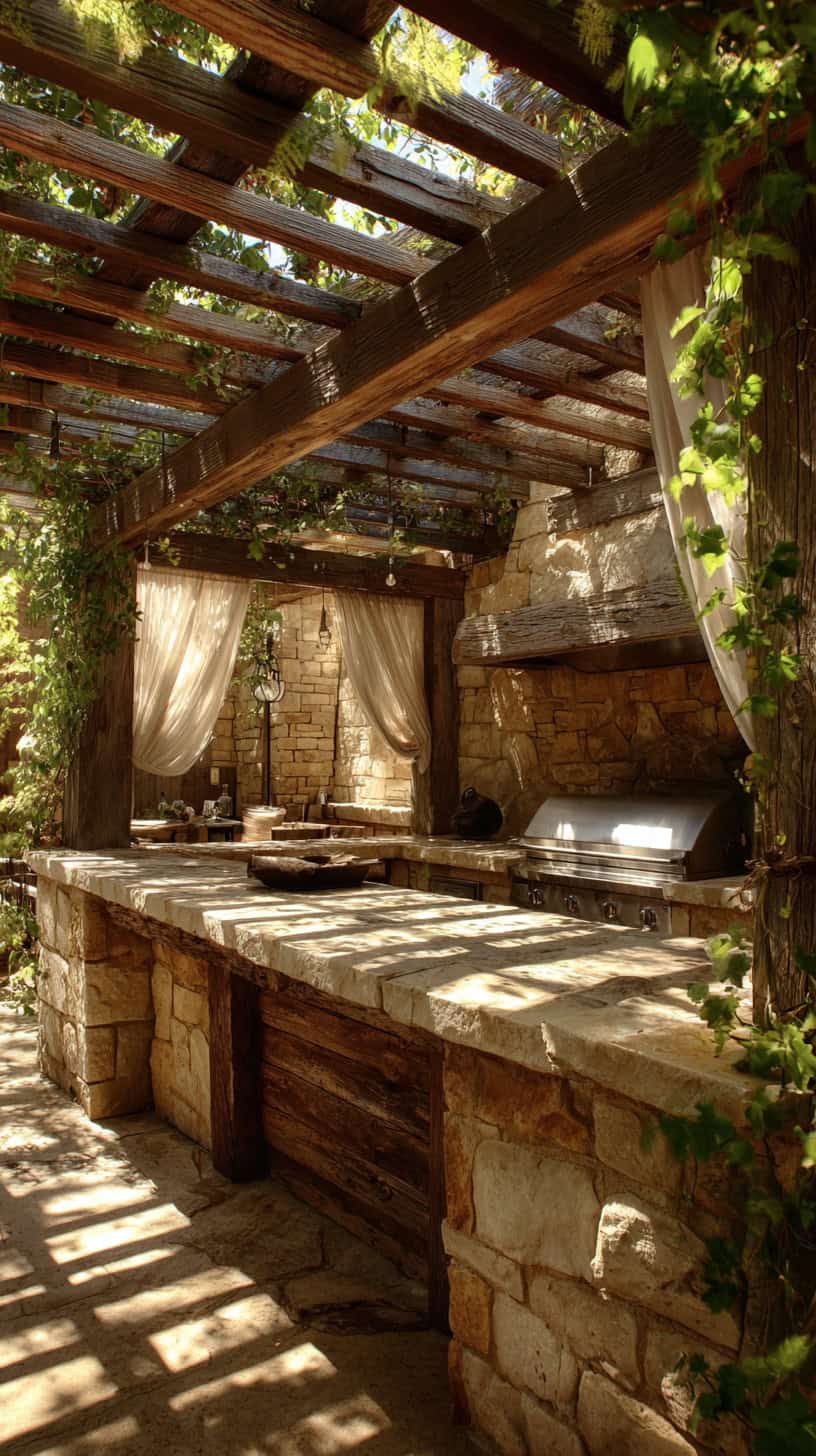 Covered Outdoor Kitchen Designs: Protection Meets Style - Image 1