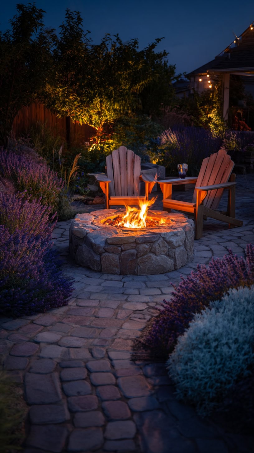 Cozy Fire Pit Surround - Image 1