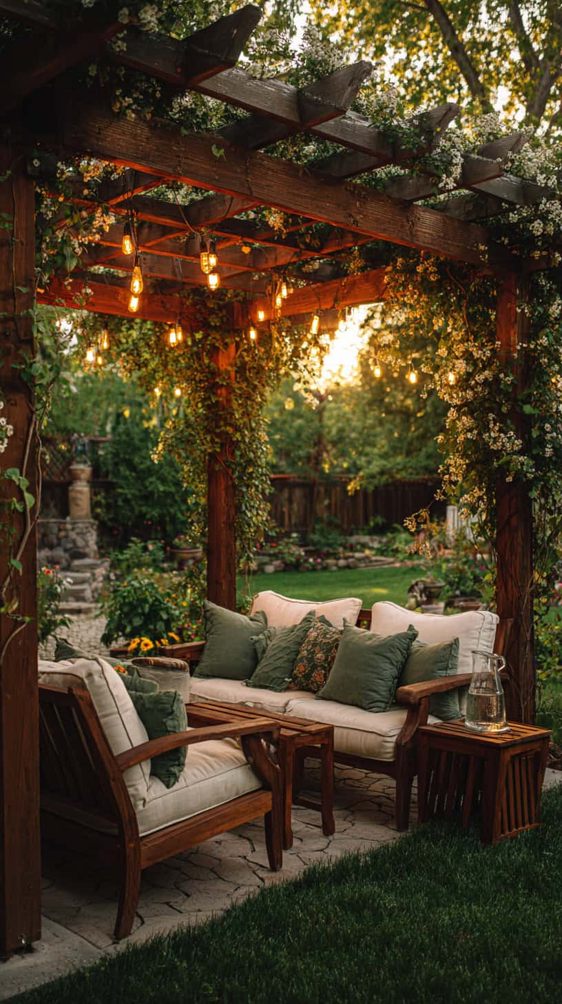 Cozy Pergola Patio Haven - Image 2