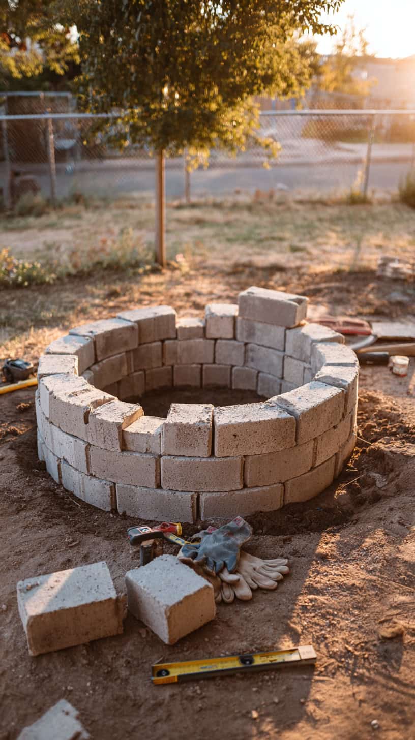 Diy Outdoor Fire Pit Area on a Budget - Image 1