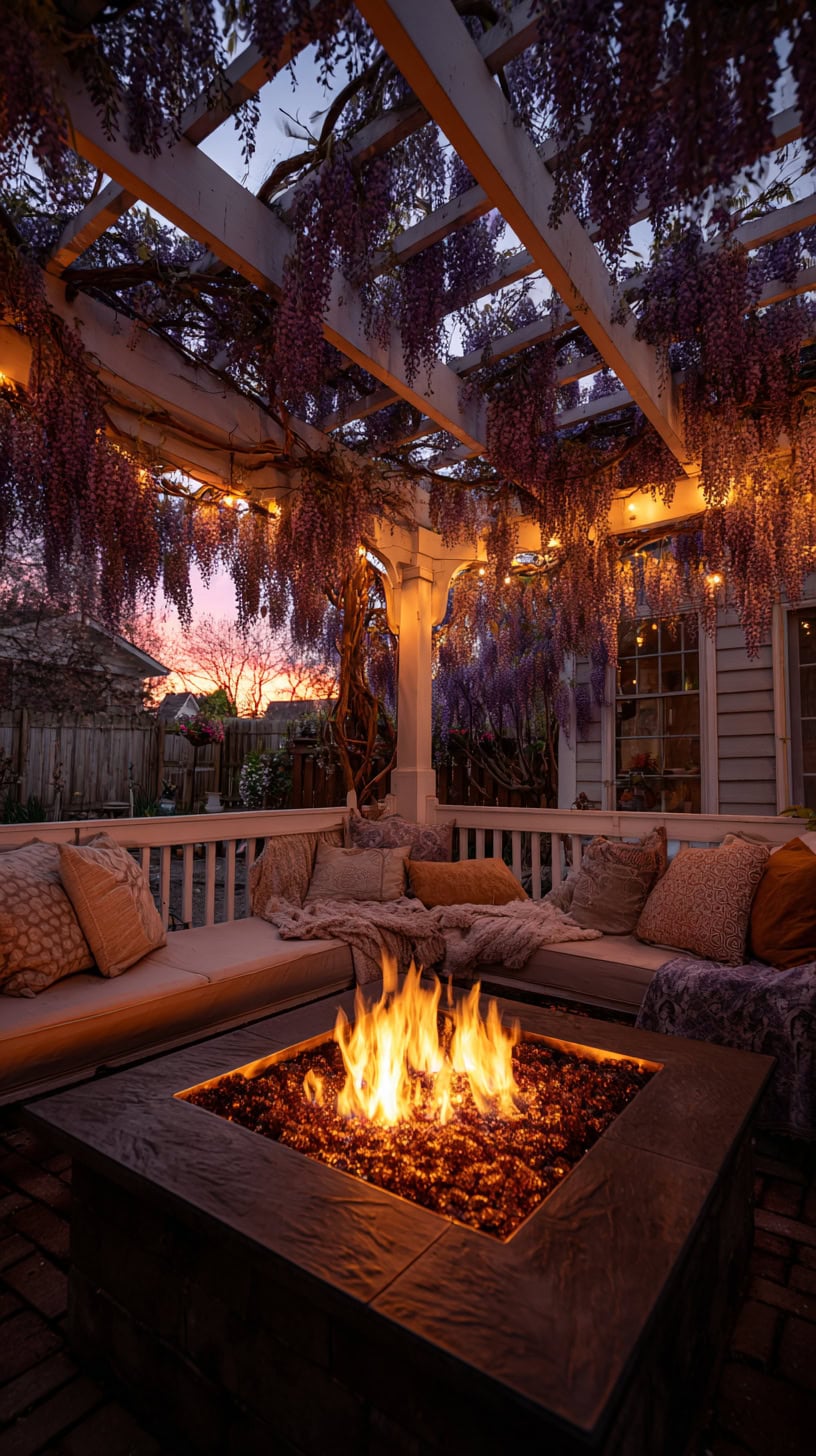 Dream Backyard Ideas with Pergolas and Fire Features - Image 2