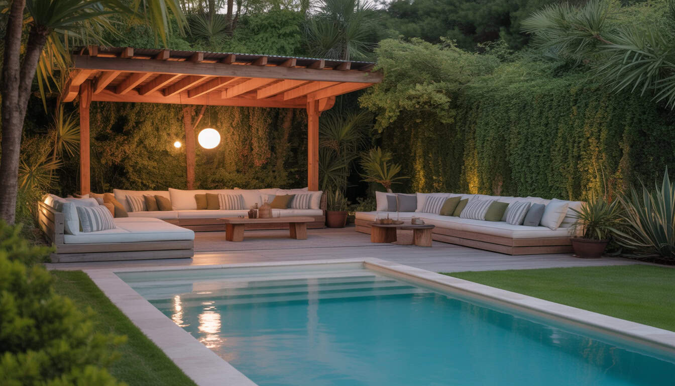 Cozy Backyard Ideas With Pool for the Ultimate Relaxing Oasis