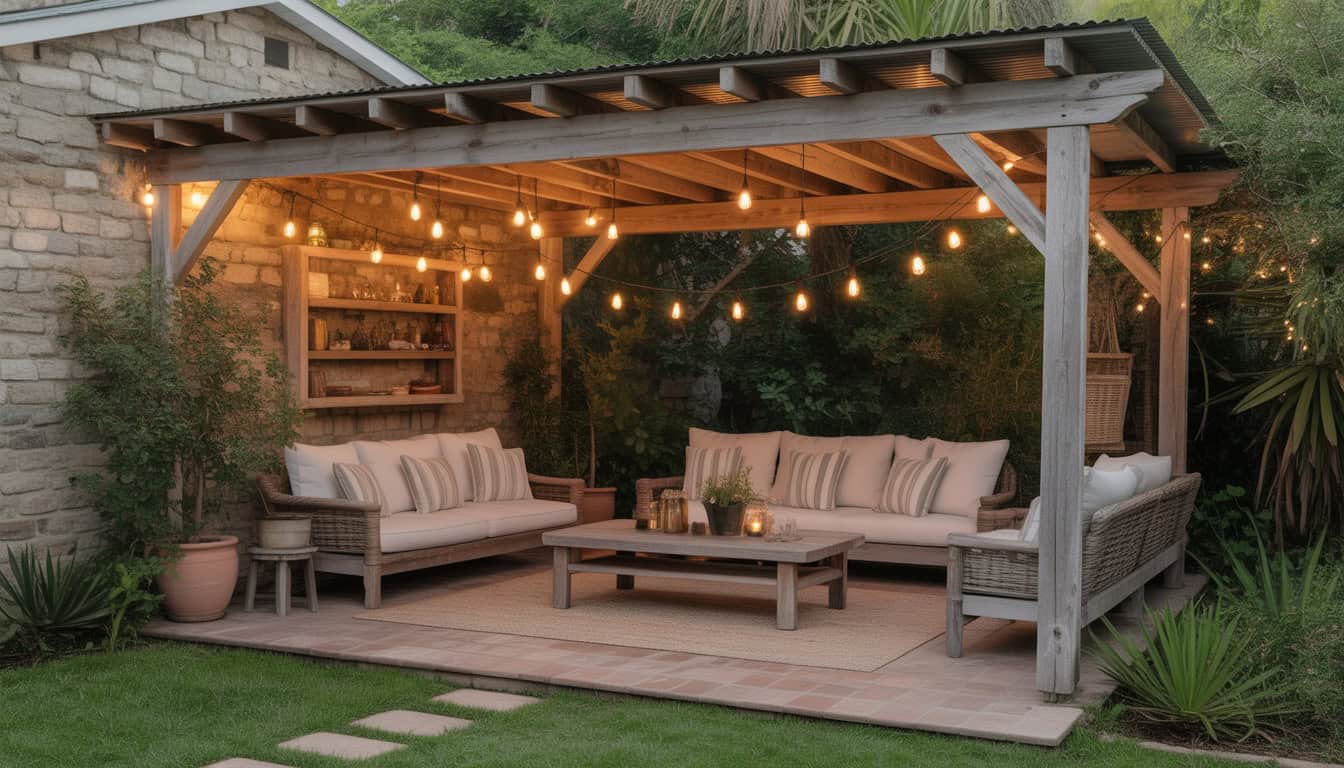 17 Rustic Outdoor Patio Ideas Backyards Will Love for a Charming Vibe