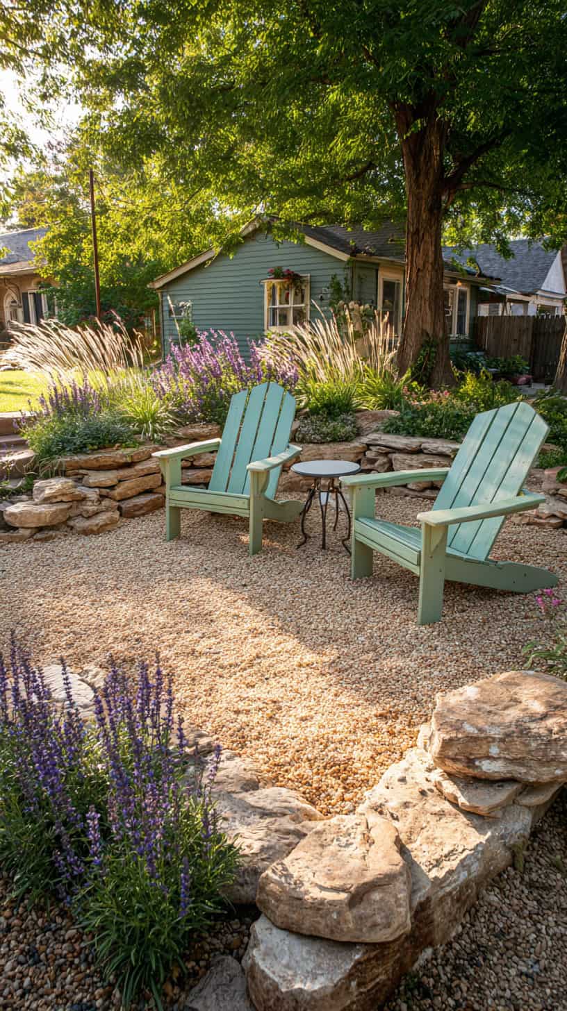 Front Yard Gravel Gathering Spot - Image 2