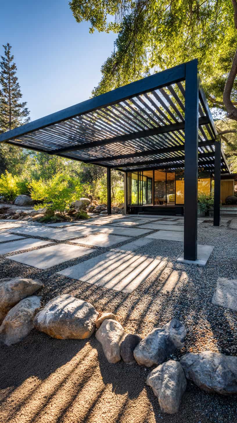 Gravel Bed Hover Pergola - Image 2