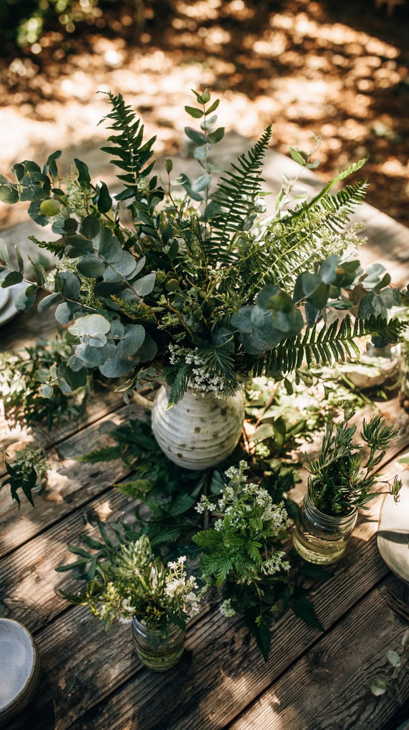 Greenery BBQ Centerpiece - Image 1