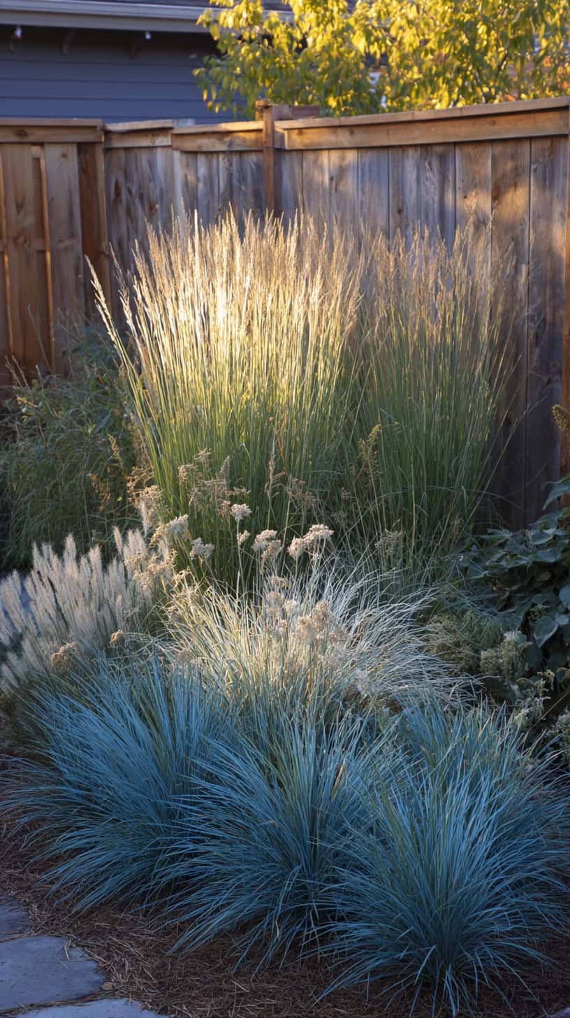 Layered Ornamental Grasses - Image 1