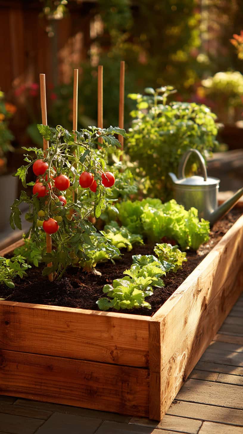 Mini Raised Bed Veggies - Image 1