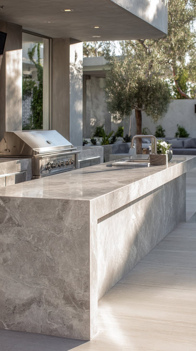 Minimalist Stone Kitchen - Image 2