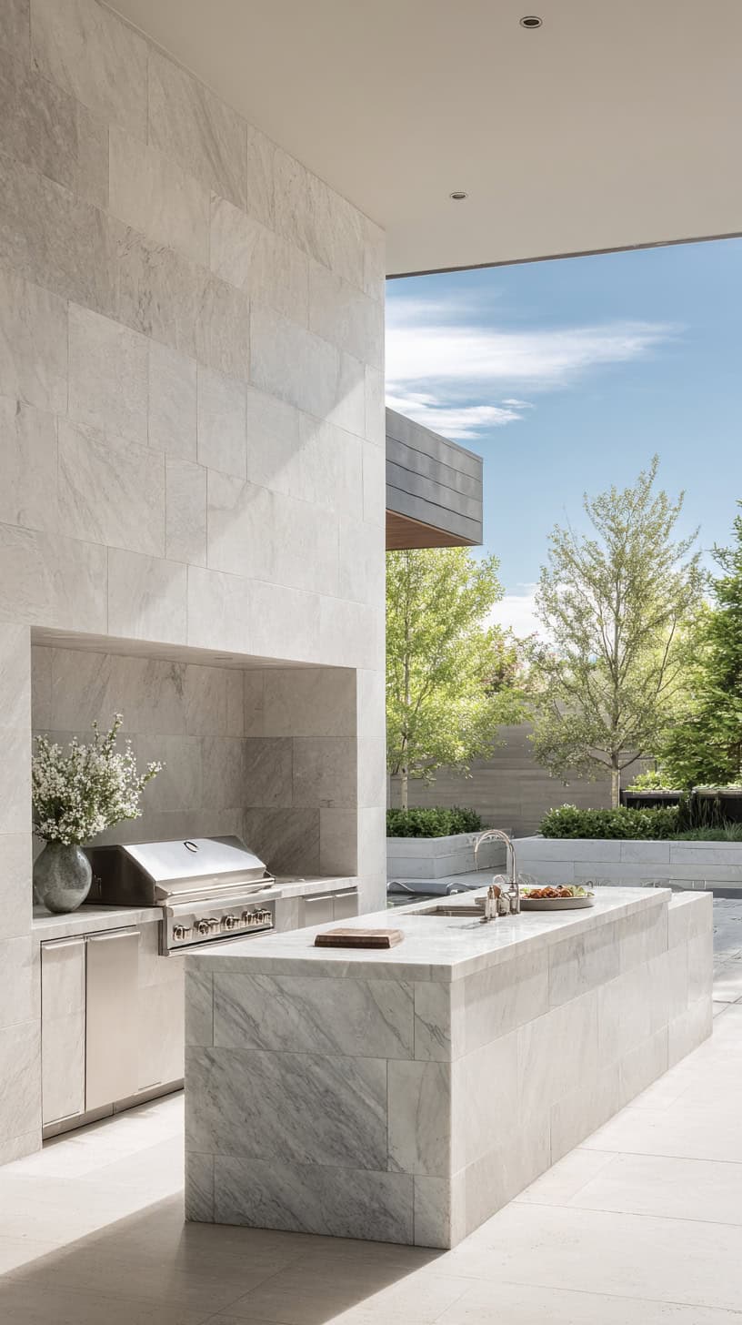 Minimalist Stone Kitchen - Image 1