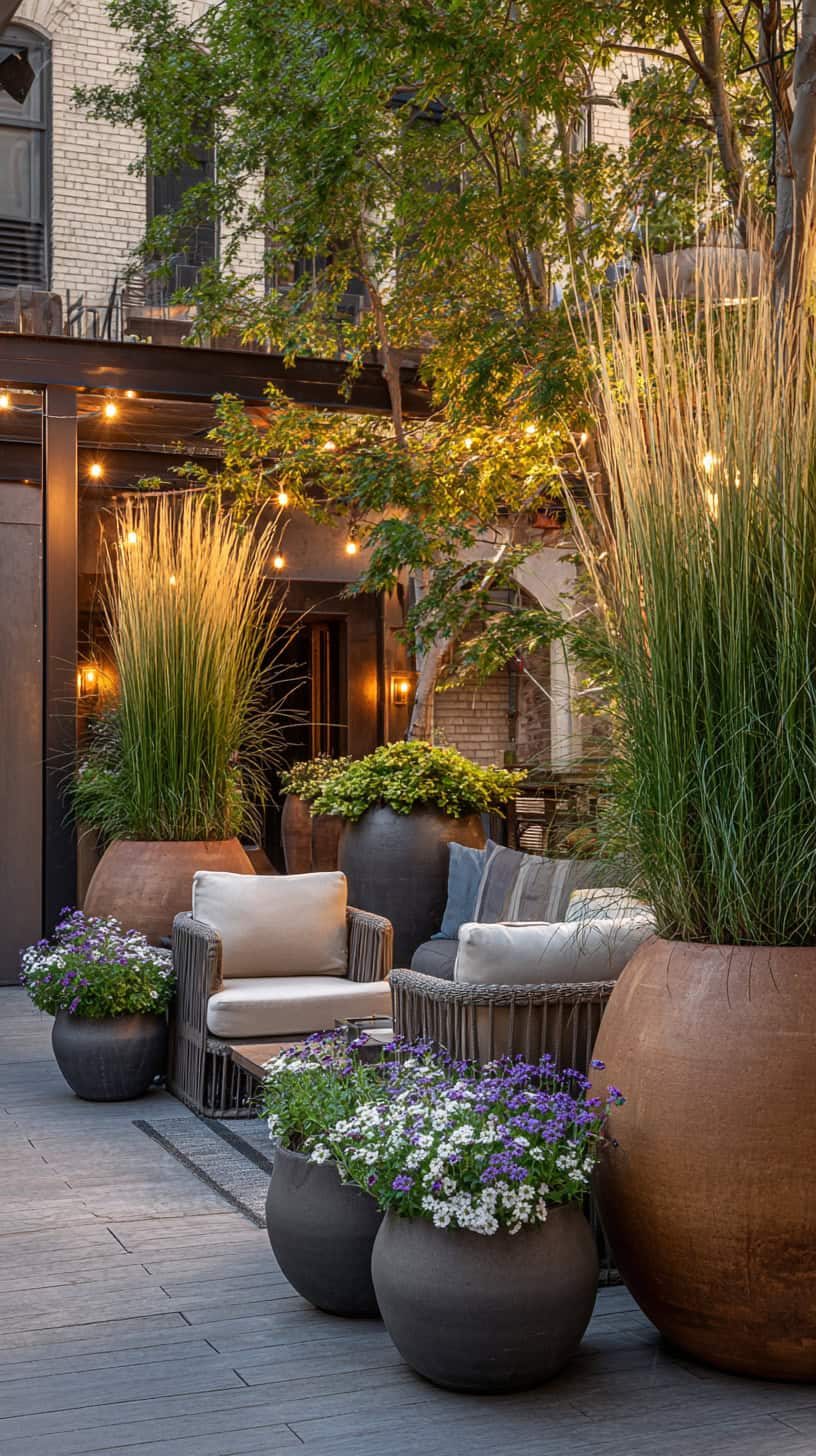 Multi-Zone Potted Plant Lounge - Image 1