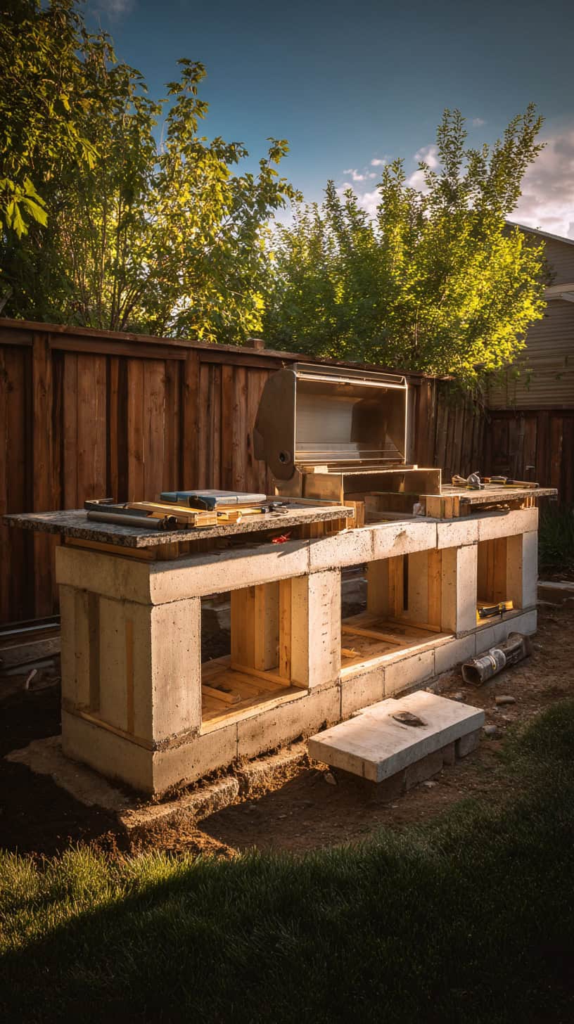 Outdoor Grill Island Diy - Image 1