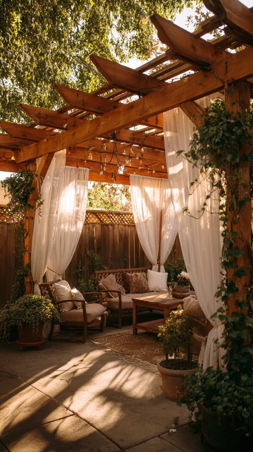 Outside Patio Ideas with Pergolas and Shade - Image 1