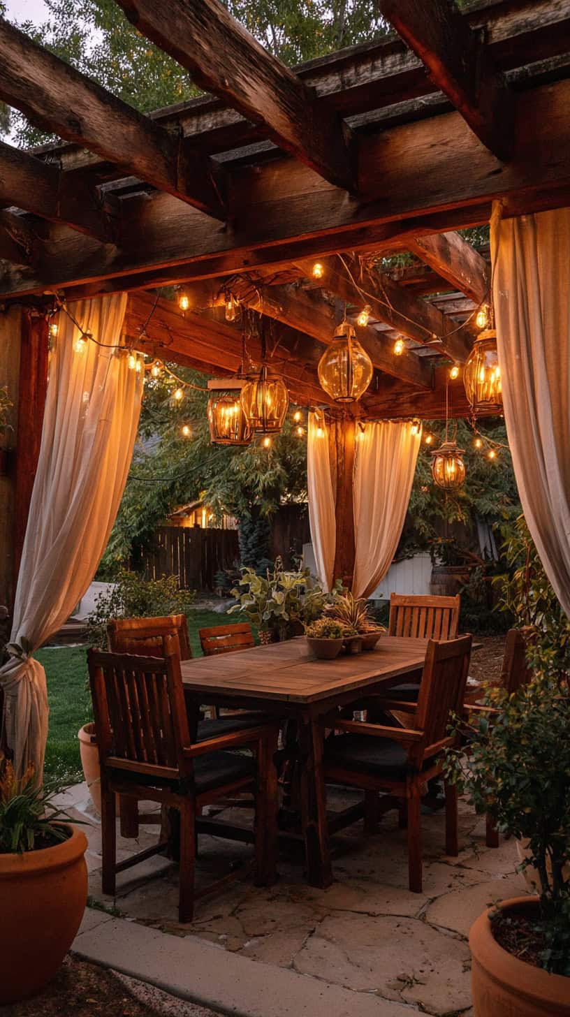 Pergola Dining Area - Image 1