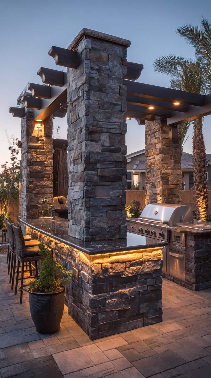 Pillar Framed BBQ Zone - Image 1