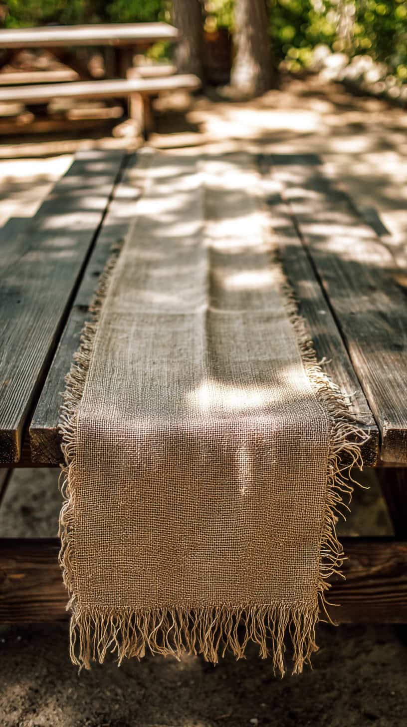 Rustic BBQ Table Runner - Image 1