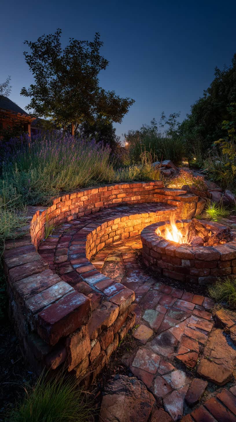 Rustic Fire Pit Ideas with Landscaping Charm - Image 1