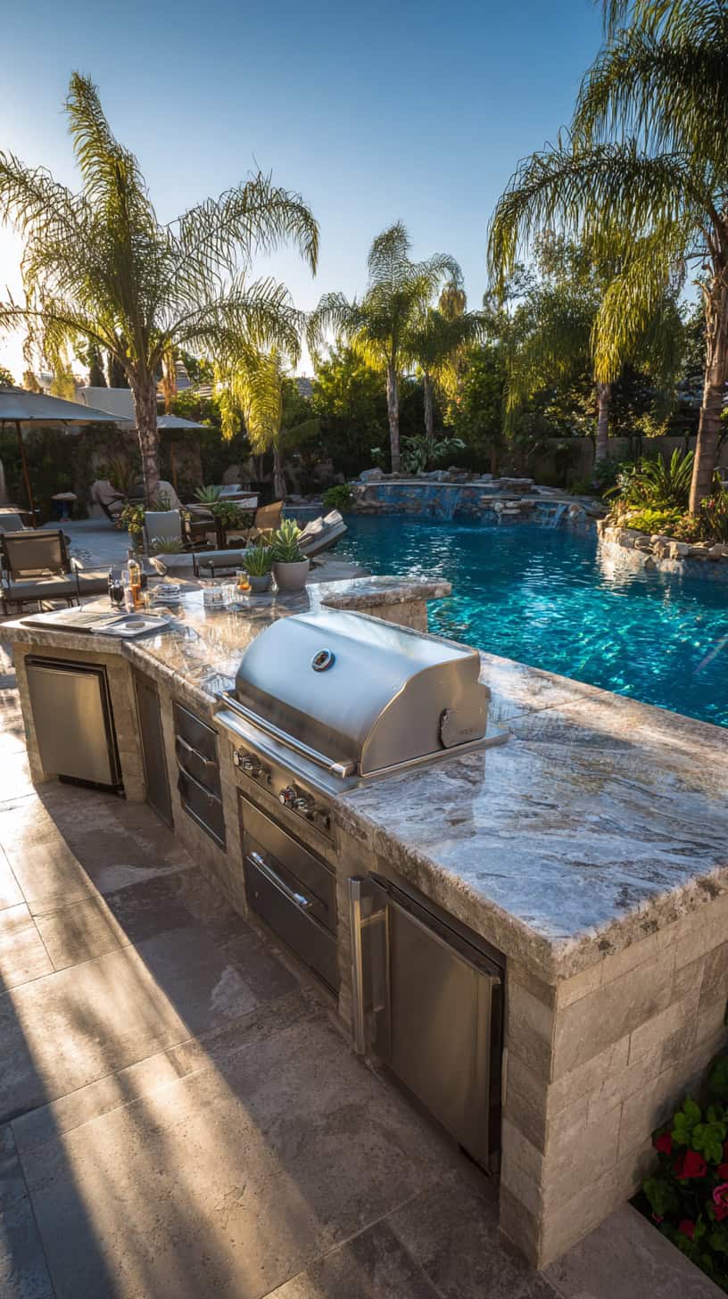 Seamless Poolside Kitchen - Image 2