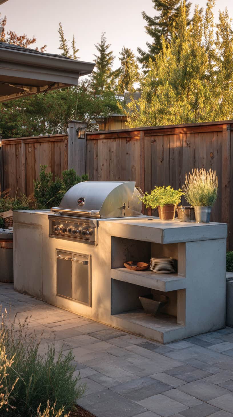 Simple Outdoor Kitchen - Image 1
