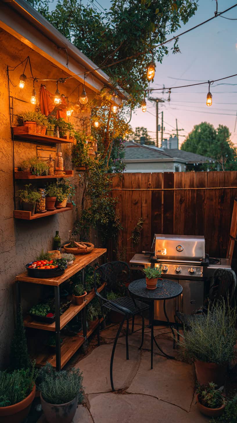 Small BBQ Area Ideas for Cozy Backyard Magic - Image 1