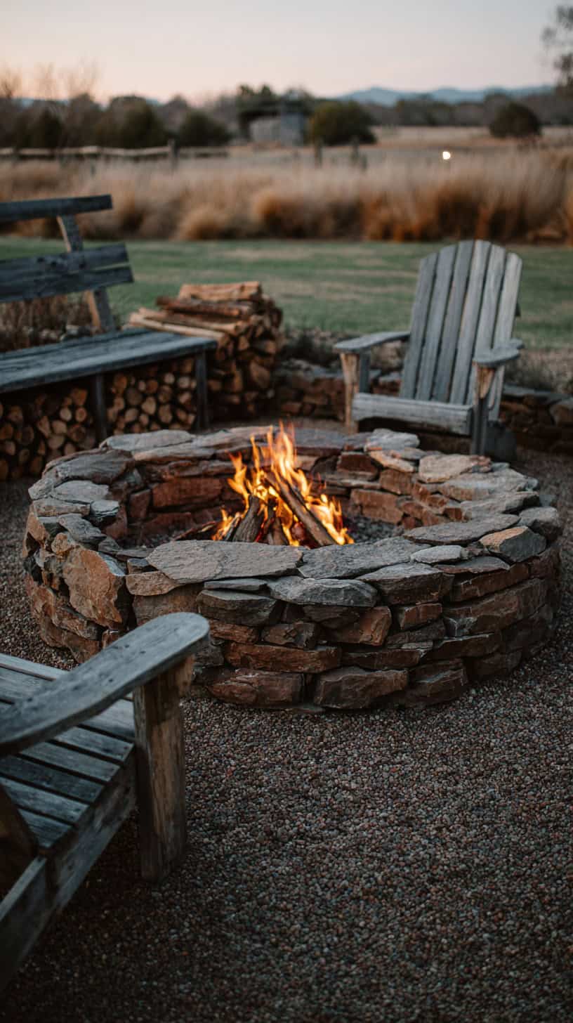 Stone Firepit Gathering Spot - Image 1