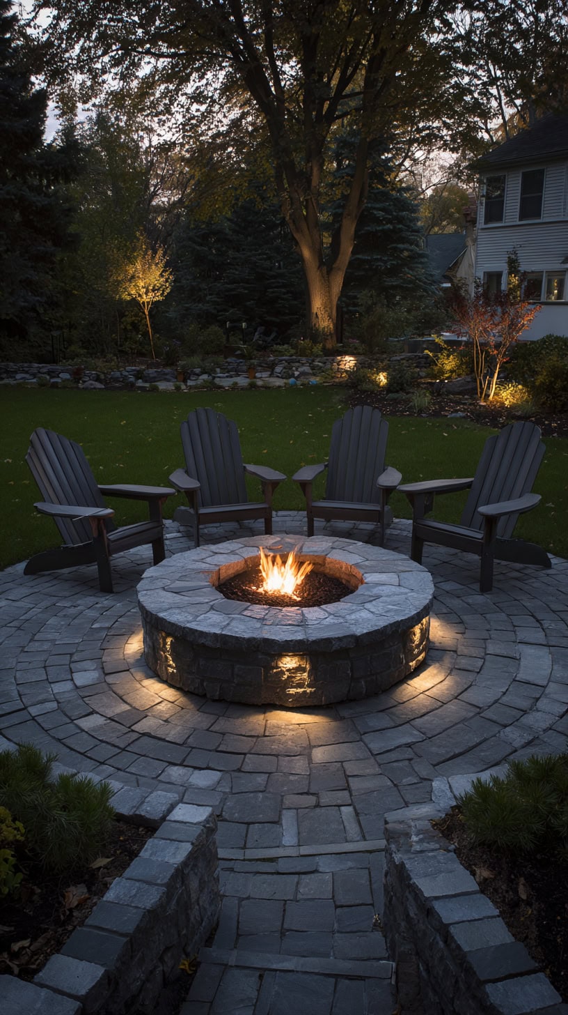 Suburban Symmetrical Firepit - Image 2