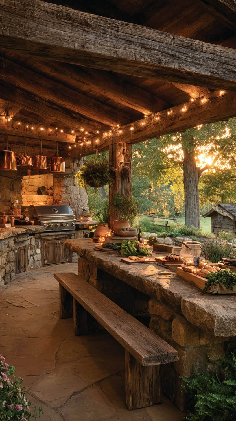 Why Rustic Outdoor Kitchens Are the Heart of Family Living - Image 1