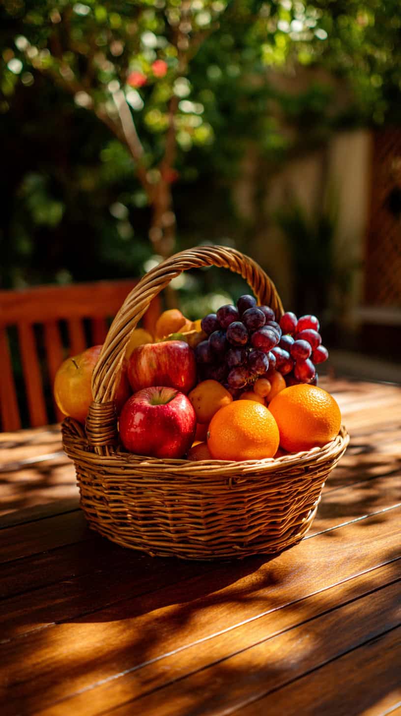 Wicker Fruit Baskets - Image 1