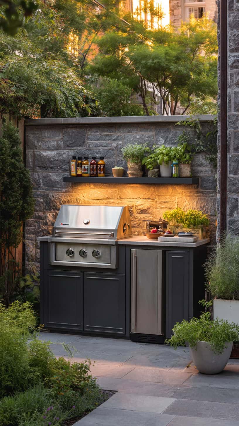 Compact Grill Station Setup - Image 1