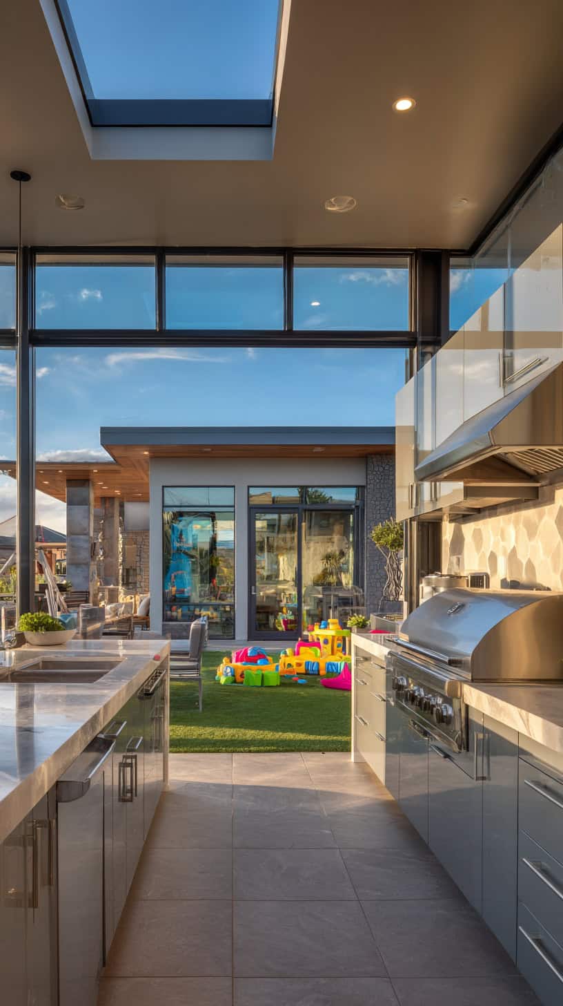 Family Friendly Glass Kitchen - Image 2