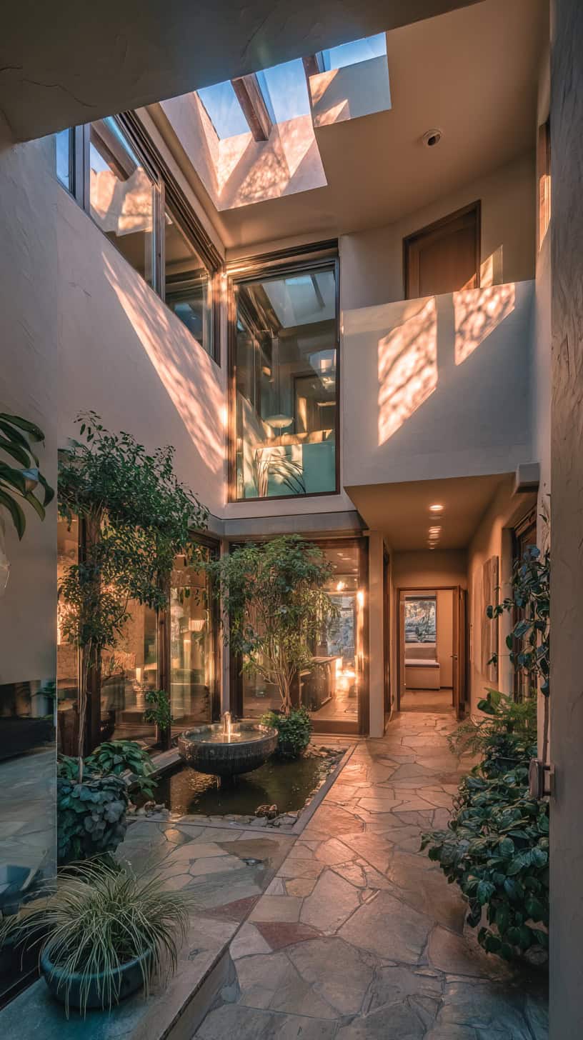 Indoor Courtyard Design Inside House - Image 2