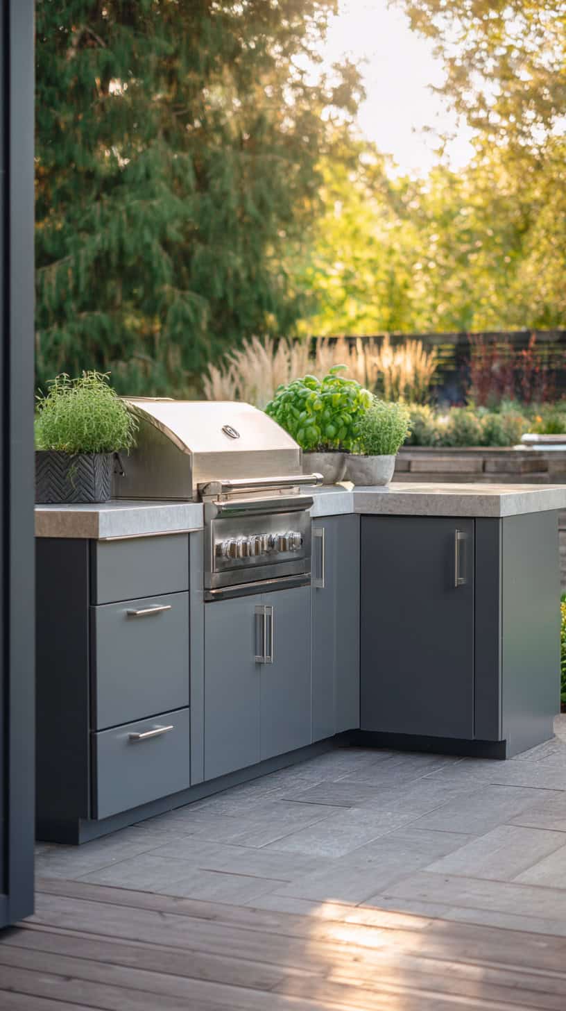 Modular Cabinet Grill Area - Image 1