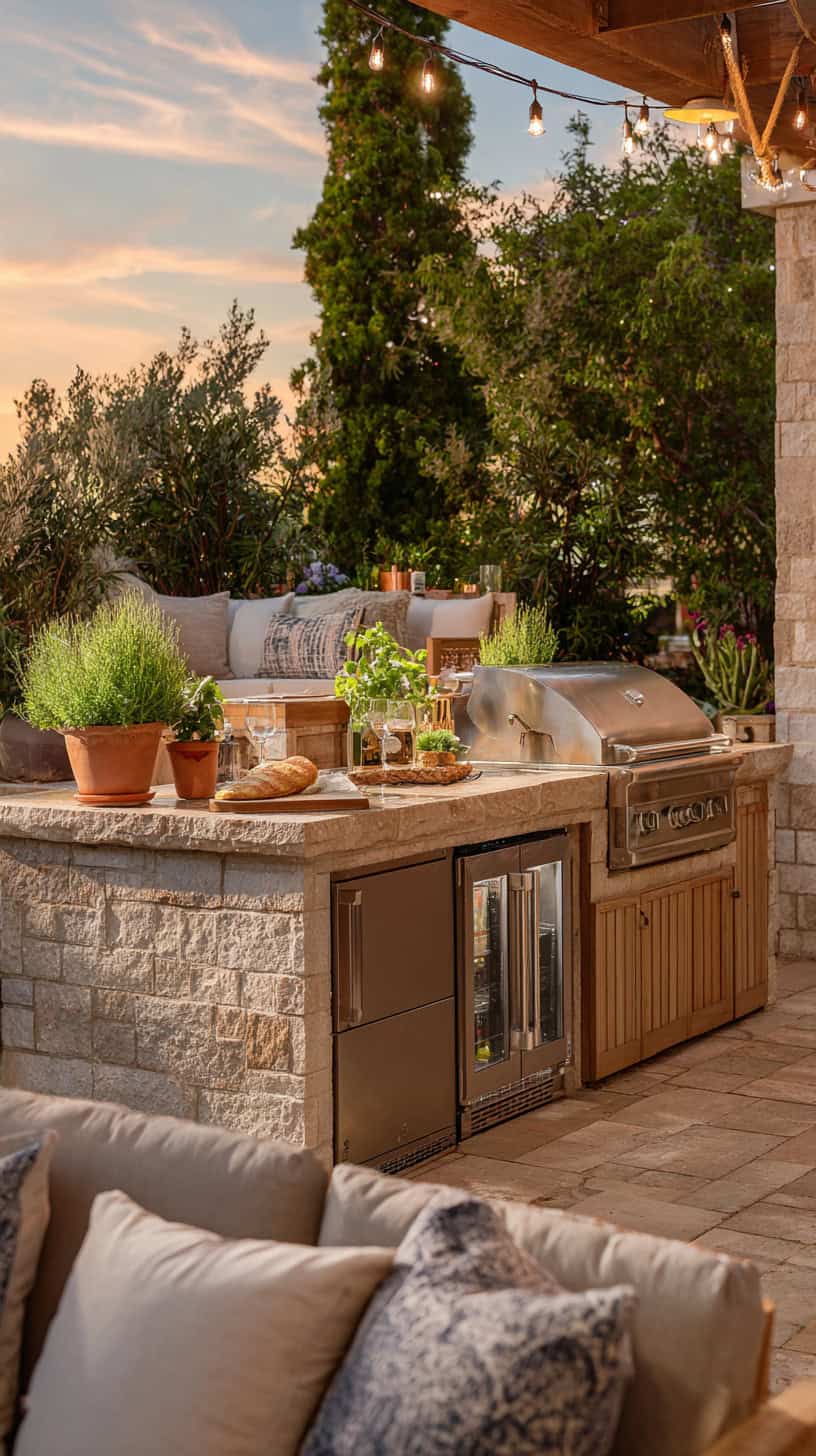Open Kitchen Outdoor Courtyard Ideas - Image 1